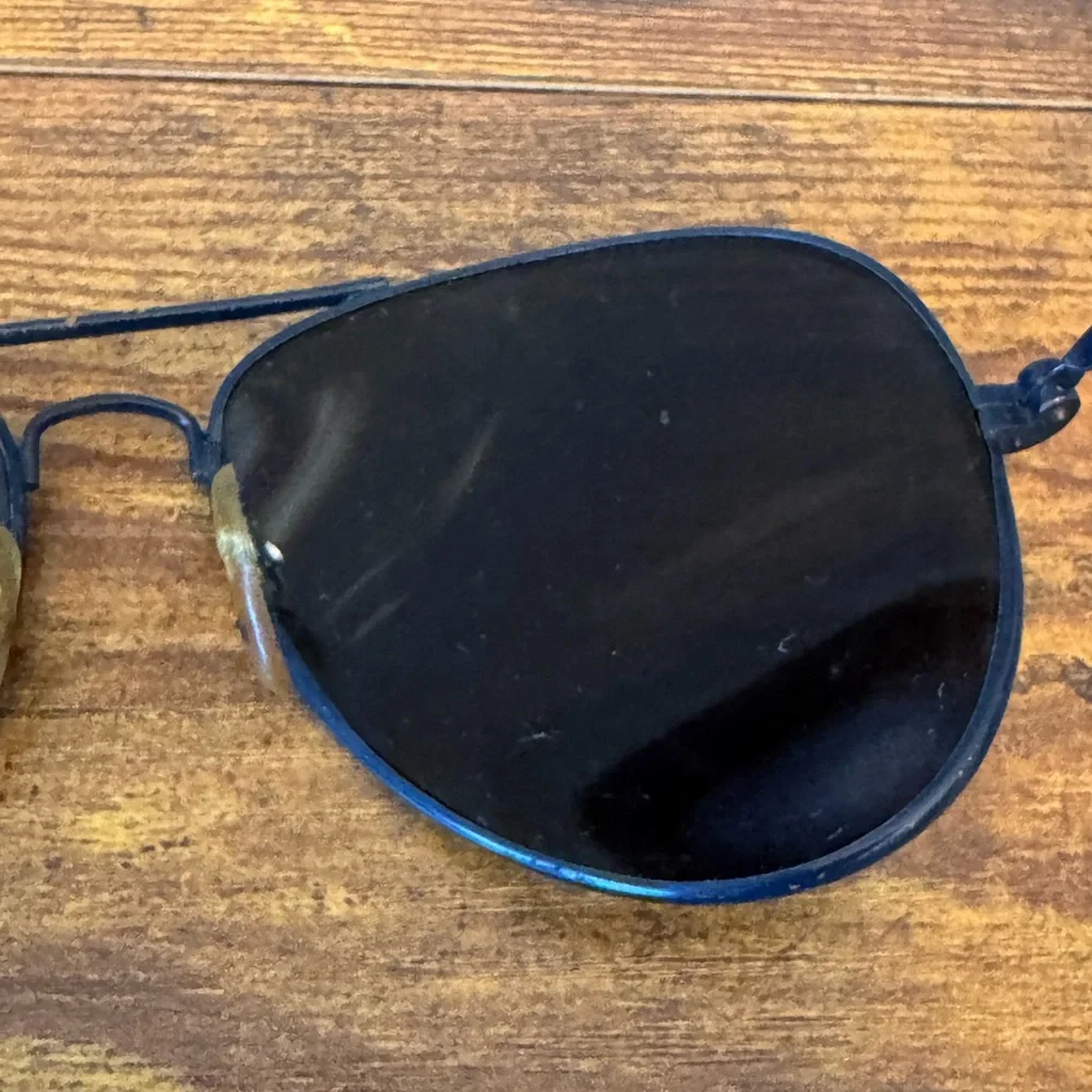 Vintage Michigan Wolverines Go Blue Aviator‎ Sunglasses Metal Frame NCAA Fan